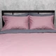 Комплект постельного белья Moon&Star Двуспальный 175x210 наволочки 2x50x70 Rose Graphite Satin Stripe (MS-820017121) - изображение 3