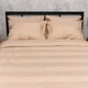 Комплект постельного белья Moon&Star Евро 200x220 наволочки 2x40x60 Cream Latte Satin Stripe (MS-820016880) - изображение 3