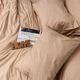 Комплект постельного белья Moon&Star Евро 200x220 наволочки 2x40x60 Cream Latte Satin Stripe (MS-820016880) - изображение 4