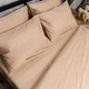 Комплект постельного белья Moon&Star Евро 200x220 наволочки 2x40x60 Cream Latte Satin Stripe (MS-820016880) - изображение 6