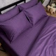 Комплект постільної білизни Moon&Star Полуторний 143x210 наволочки 2x40x60 Purple Dream Satin Stripe (MS-820017025) - зображення 6