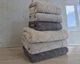 Набір турецьких махрових рушників Cestepe MicroCotton Premium 3 штуки 50x90 + 3 штуки 70х140 Eva 2 щільність 600 г/м2 - зображення 4