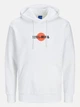 Худи мужское Jack & Jones Jorbradley Behind Sweat Hood Gbs23 XL Белый 12257387-WHITE - изображение 1