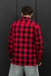 Мужская Рубашка Стаф Красная С Черным Элегантная Классическая Staff Ed Black & Red L (397196) - изображение 2