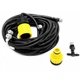 Садовый туманообразователь для беседки огорода теплиц и сада Patio Mistcooling Kit 9.6 м, 9 форсунок - изображение 4