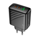 Мережевий зарядний пристрій HOCO CS26A Article PD45W(2C1A) charger Black - зображення 2
