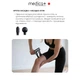 Перкуссионный массажер Medica+ MassHand Pro 2X, 5 уровней интенсивности, компактный - изображение 5