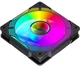 Wentylatory do obudowy GameMax Case Fan KF300R BK Black 120 mm ARGB PWM Reverse Blade (3 szt.) - obraz 3