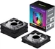 Wentylatory do obudowy GameMax Case Fan KF300R BK Black 120 mm ARGB PWM Reverse Blade (3 szt.) - obraz 8
