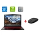 Игровой ноутбук Lenovo Legion Y720-15IKBN / 15.6" (1920x1080) IPS / Intel Core i7-7700HQ (4 (8) ядра по 2.8 - 3.8 GHz) / 16 GB DDR4 / 128 GB SSD + 1000 GB HDD / nVidia Geforce GTX 1050 Ti, 4 GB GDDR5, 128-bit / HDMI б/у + Подарок Беспроводная мышь / USB - изображение 1