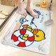 Dajiang, нековзний килимок для ванної кімнати з принтом Little Yellow Duck, дитячий душ, килимок для ванної кімнати, що запобігає падінню, 40x70 см - изображение 4