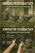 Походный гамак с антимоскитной сеткой от комаров (туристический, кемпинговый) Хаки - изображение 5