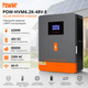 Гібридний інвертор PowMr POW-HVM6.2K-48V-E 6.2kW 48V MPPT 8000W Wi-Fi (сонячний інвертор) - зображення 1