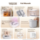 Ванночка для ног Midea с функциями стерилизации, подогрева, автоматического массажа, теплого замачивания, отпаривания и душа — подарок на день рождения для парня или девушки, практичный подарок на День святого Валентина (ZL310) - изображение 6