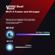 Беспроводной USB-адаптер MERCURY WiFi 6 без драйверов для настольного компьютера, WiFi-приемник AX900, сетевая карта для ноутбука, WiFi-передатчик для хост-сети, двухдиапазонный 5G UX9 - изображение 6