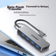 Хаб Lenovo Type-C USB 3.0 подовжувальний 4 входи для ноутбуків - зображення 5