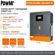 Гібридний інвертор PowMr 6.2kW 48V 230V, чиста синусоїда, MPPT 120A, подвійний вихід, для сонячних панелей - зображення 2