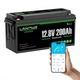 Аккумулятор LifePo4 200Ah 12V 2560Wh LANPWR с Bluetooth для ИБП ( Литий железо фосфатный ) BMS (AKBS08) - изображение 1