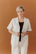 Жіноча сорочка з мусліну ART KNIT беж, S-M 045953 - зображення 1