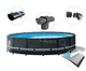Каркасный бассейн Intex Ultra XTR Frame Pool 549×132 см 26423 л круглый черный с песчаным насосом-фильтром 6000 л/ч, стремянкой, подстилкой и тентом - изображение 10