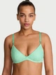 Комплект белья Victoria's Secret бюст Push-Up и трусики чики 1160837896 (Зеленый 36C/L) - изображение 2