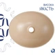 Раковина накладна Qtap Dove 415x340x140 мм з донним клапаном бежевий (QTDOV188SB49784) - изображение 3