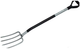 Садовые вилы 4 зубца 121 см для копки земли Fiskars серые с черной ручкой - изображение 2