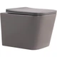 Унітаз підвісний Qtap Tern Ultra Quiet 520×345×325 мм з сидінням Slim Duroplast сірий (QTTER26SG49000) - изображение 1
