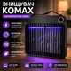 Ультрафиолетовая лампа от насекомых уничтожитель комаров электрическая ловушка для насекомых для дома и улицы - изображение 1