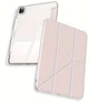 Чехол для планшета BeCover Ultra Slim Origami Transparent для Apple iPad Pro 11" M5 2025 с креплением для стилуса Apple Pencil Pink (BC_715956) - изображение 4