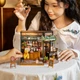 Румбокс конструктор Tipsy Restaurant модель мини домик с LED-подсветкой Robotime - изображение 6