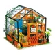 Румбокс конструктор Cathy’s Flower House модель мини домик с LED-подсветкой Robotime - изображение 1