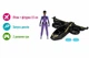 Ігровий набір Чорна Пантера з літаком Hasbro Marvel Black Panther Wakanda Forever and Vibranium Blast Sunbird фігурка 15 см (SKU-237) - зображення 2