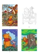 Розмальовки за номерами disney Вінні Пух антистрес розмальовка велика дитяча подарункова книга дісней по цифрам мандали арт терапія для дітей дівчаток хлопчиків дорослих мандали віні Winnie 100% Kubuś - зображення 2