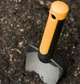 Садовый совок нержавеющая сталь для рассады 334 мм оранжевый Fiskars FK-2841 - изображение 5