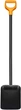 Садовая лопата совковая 127 см рессорная сталь Fiskars FK-2856 - изображение 5