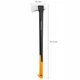 Топор колун Fiskars X36 L для колки больших бревен длина 91 5 см сталь черный FK-2804 - изображение 8
