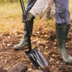 Лопата штыковая удлиненная 126.5 см сталь для садовых работ Fiskars FK-2862 - изображение 8