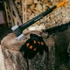 Топор колун с чехлом сталь для раскалывания древесины 71 см черный Fiskars FK-2802 - изображение 6