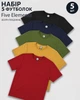 Набор базовых мужских футболок Five Elements: Earth 5 шт. XL - изображение 1