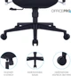 Кресло компьютерное офисное эргономичное OfficePro Unity OC710B Black - изображение 11