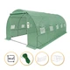 Теплица LEOBRO Garden 18 м² усиленная стальной каркас 600x300x200 см зеленая - изображение 1