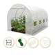 Теплица LEOBRO Garden 10м² White полиэтилен 400х250х200 см - изображение 1