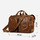 Сумка портфель мужская из натуральная кожи Vintage leather-14353 Рыжяя - изображение 12