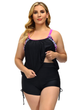 Женский купальник Hanna Nikole Tankini Plus Size 60с утягивающим эффектом Комбинированный (9509) - зображення 3