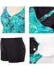 Женский купальник-платье Hanna Nikole Tankini Plus Size 56 с утягивающим эффектом Голубой (9665) - зображення 7