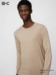 Термолонгслив мужской зимний Uniqlo 635214867 XL Бежевый (1160049944) - изображение 1