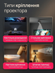 Портативний смарт-проєктор для дому HY300 Pro 4K, міні відеопроєктор мультимедійний кишеньковий компактний мобільний домашній smart прожектор на Android 11 з Wi-Fi 6, Bluetooth та автокорекцією екрана - зображення 2