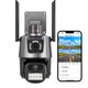 Wi-Fi IP камера P11 6MP PTZ Dual Lens 360° 3MР, подвійний об’єктив, поворотна, з адаптером 12V - зображення 4