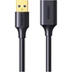 Кабель-подовжувач Ugreen US129 USB-A 3.0 Extension Male 1m Black (10368) [170064] - зображення 2